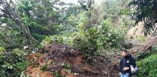 Preocupación en Montebello por graves afectaciones en la vía de acceso