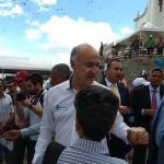 El ministro Enrique Gil Botero rindió cuentas en su pueblo