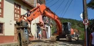 Avanzan las obras en la vía de acceso al municipio de Concordia