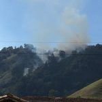 Incendio en el parque natural Las Nubes de Jericó