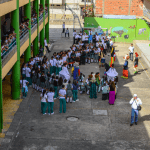 En Andes: estudiantes de la IE Marco Fidel Suárez retornaron a clase
