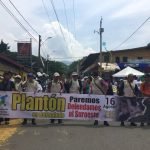 Compromisos establecidos en el plantón de Bolombolo