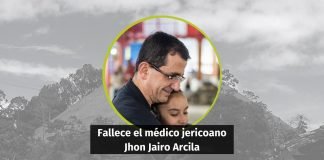 Fallece el médico jericoano Jhon Jairo Arcila