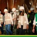 Visita de la Vicepresidenta de la República a obras de Pacífico 1 en el túnel de Amagá