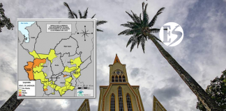 Alerta roja en Betania por posibles deslizamientos