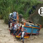 Trágico accidente de una chiva en Salgar Trágico accidente de una chiva en Salgar