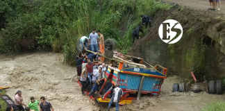 Trágico accidente de una chiva en Salgar Trágico accidente de una chiva en Salgar