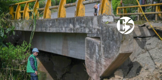 Habilitado el paso peatonal en Puente de Sabaletas Habilitado el paso peatonal en Puente de Sabaletas