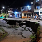 Evacuan a familias del barrio San Luis en Andes Evacuan a familias del barrio San Luis en Andes