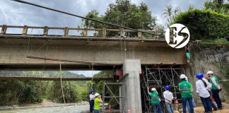 Inició la reubicación del puente de La Bodega en Andes