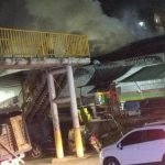Tres locales quemados por incendio en plaza de mercado de Andes