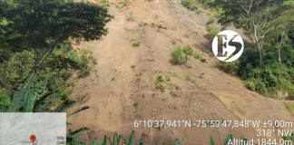 Deslizamiento en Betulia deja 3.500 personas incomunicadas Deslizamiento en Betulia deja 3.500 personas incomunicadas