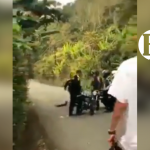 Operativo en vía de Fredonia terminó en pelea entre policía y motociclista Operativo en vía de Fredonia terminó en pelea entre policía y motociclista