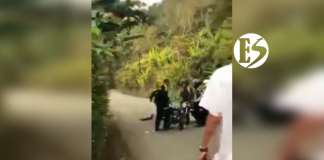 Operativo en vía de Fredonia terminó en pelea entre policía y motociclista Operativo en vía de Fredonia terminó en pelea entre policía y motociclista