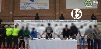 12 capturados por microtráfico en Jardín 12 capturados por microtráfico en Jardín