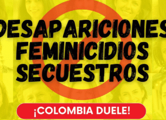 Colombia duele: desaparecen nuestros niños, niñas y mujeres