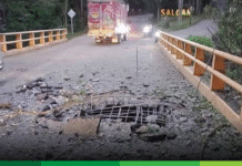 Autoridades analizan explosión en el puente El Barroso en Salgar y descartan presencia del ELN