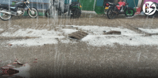 Granizada y fuertes vientos afectaron viviendas y cultivos en el corregimiento El Concilio de Salgar