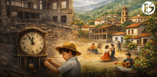 El futuro teatro del pueblo: Un reloj detenido por los sueños olvidados