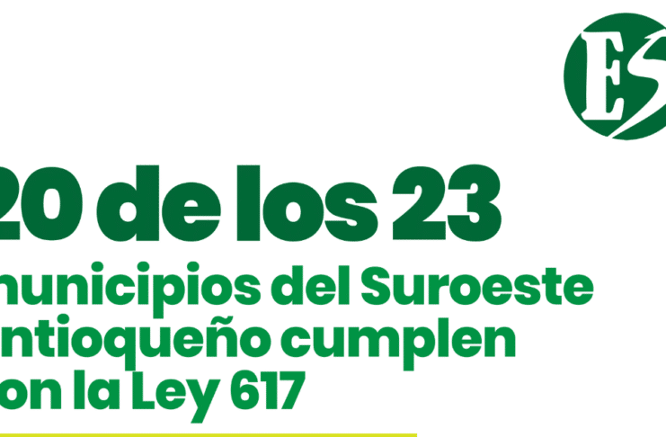 Mejoran los indicadores fiscales en el Suroeste antioqueño