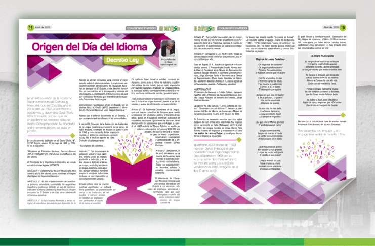 Origen del Día del Idioma: una fecha para recordar el valor de la palabra