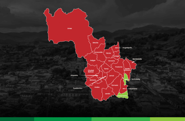 Caramanta y La Pintada, entre los municipios de Antioquia sin homicidios en 2026