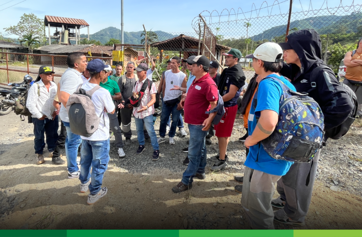 En Amagá: mineros de Carbones San Fernando protestan por presunto incumplimiento en el pago de acreencias laborales