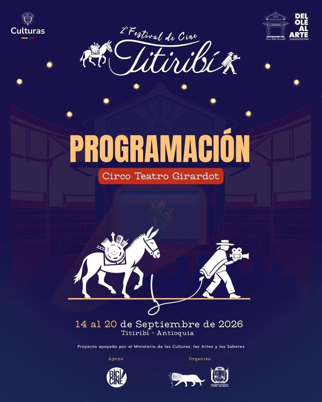 Programación Festival de Cine de Titiribí 1