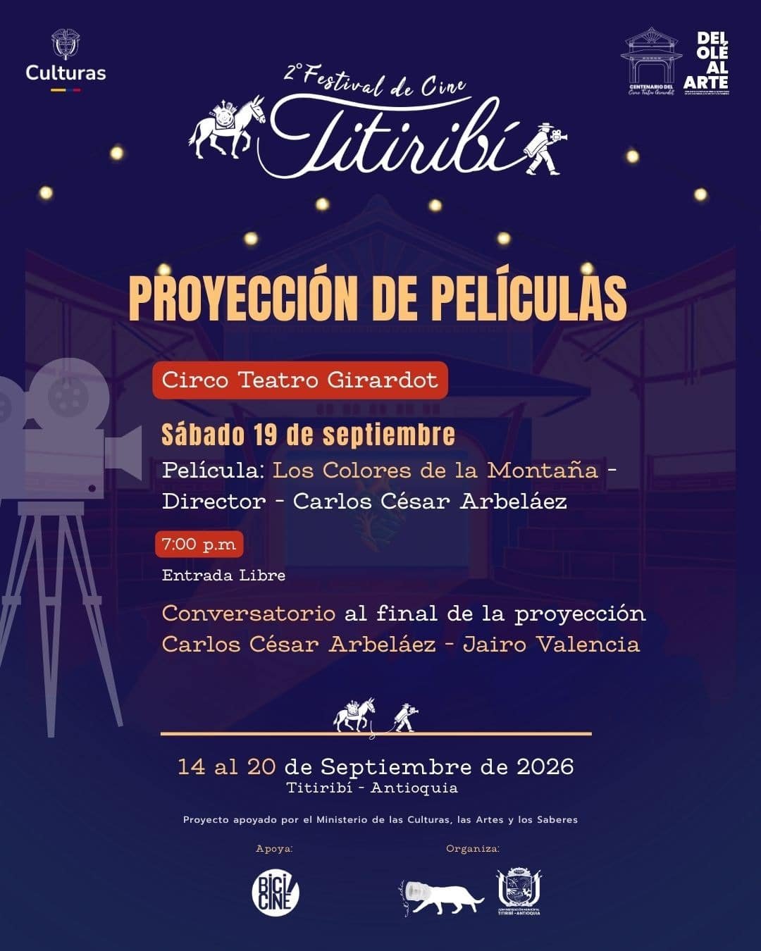 Programación Festival de Cine de Titiribí 6