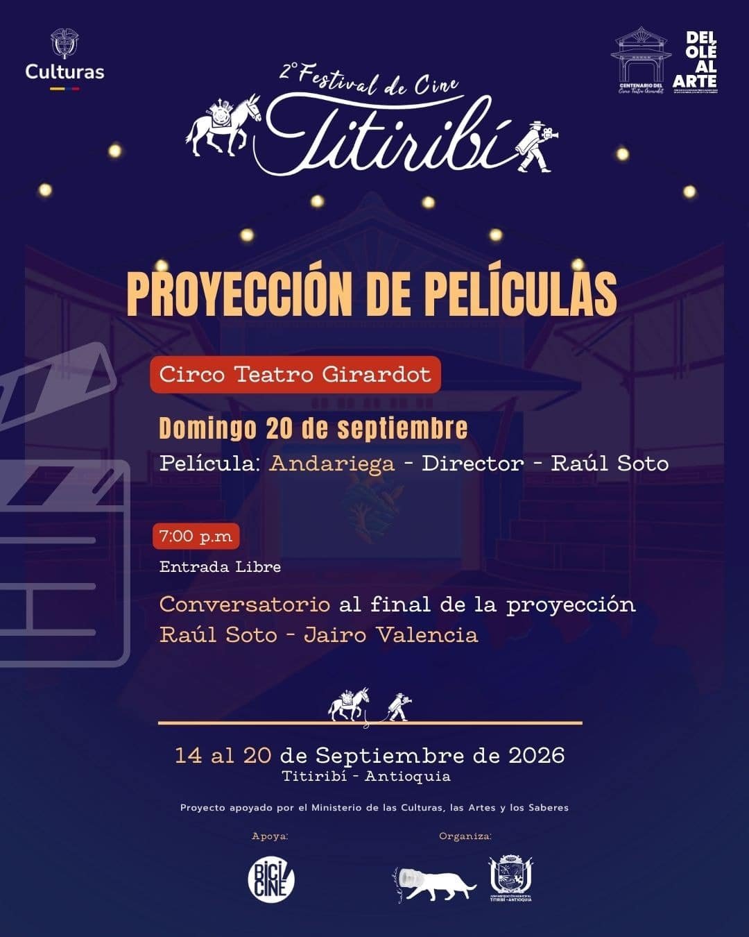 Programación Festival de Cine de Titiribí 7