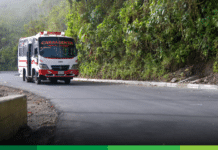 En Caramanta: gobernador de Antioquia entregó obras viales y mejoras en la estación de Policía
